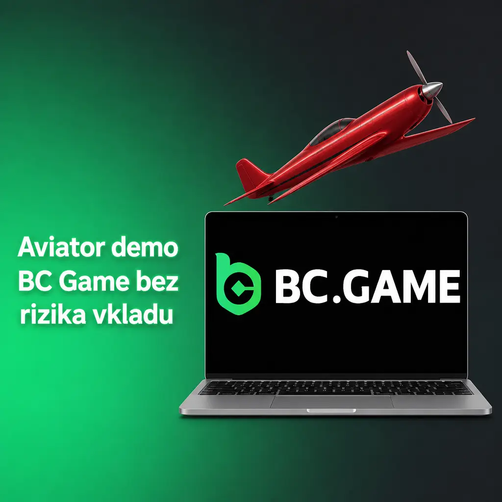 Demo Aviator na BC Game s virtuálním zůstatkem, výběrem výhry a dvěma sázkovými poli bez rizika