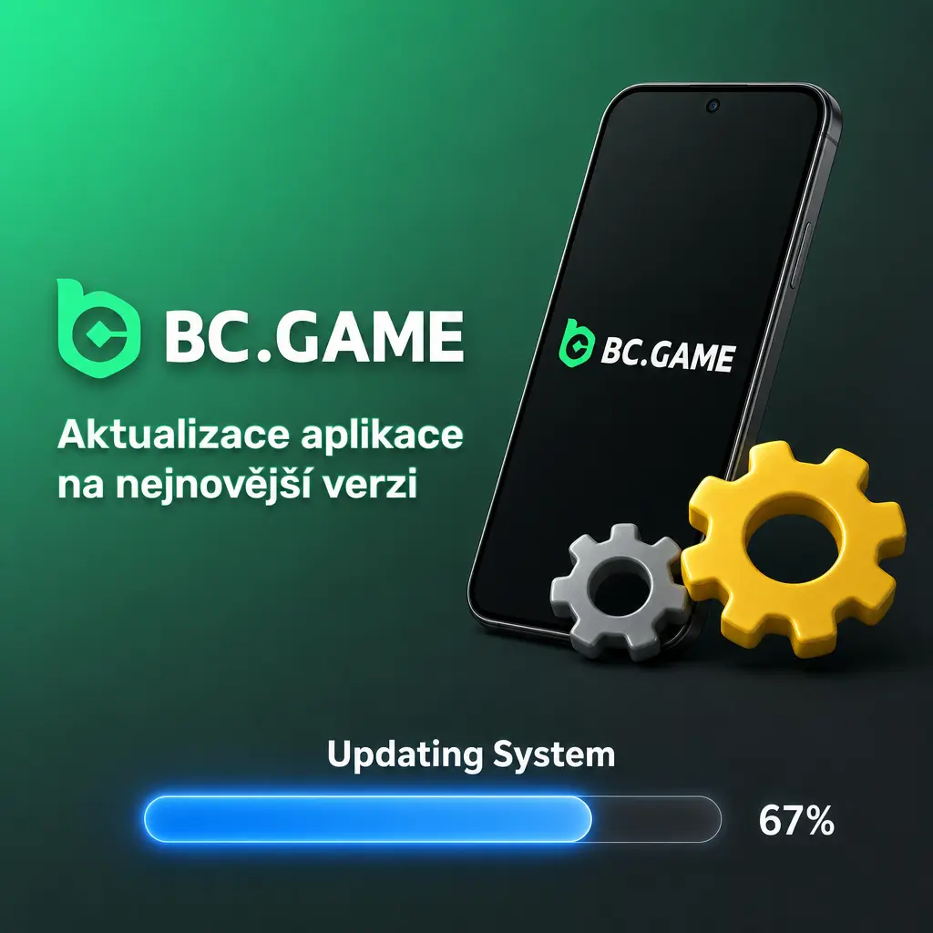 Obrazovka aktualizace aplikace s tlačítkem pro stažení aktuálního APK balíčku pro Android