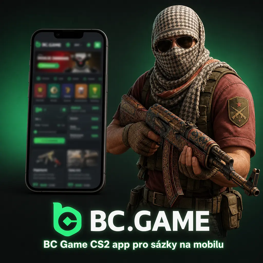 Aplikace BC Game pro sázky na Counter Strike 2 v mobilu s tiketem, kurzem, vkladem a možnou výhrou