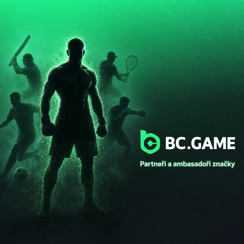 Loga partnerů BC Game: Leicester City FC, Cloud9 a Argentinská fotbalová asociace