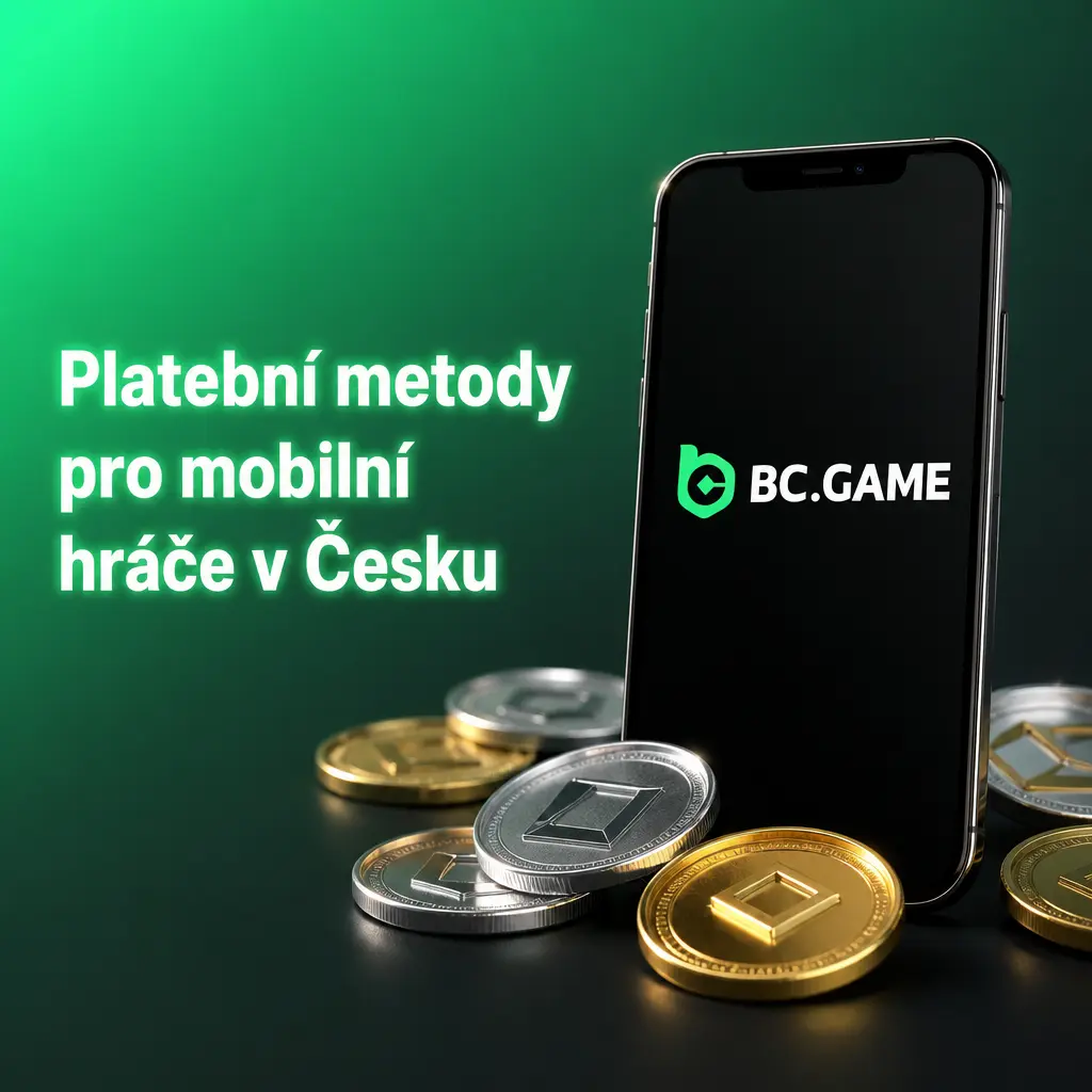 Tabulka kryptoměnových platebních metod BC Game pro mobilní hráče v Česku s limity v Pokladně