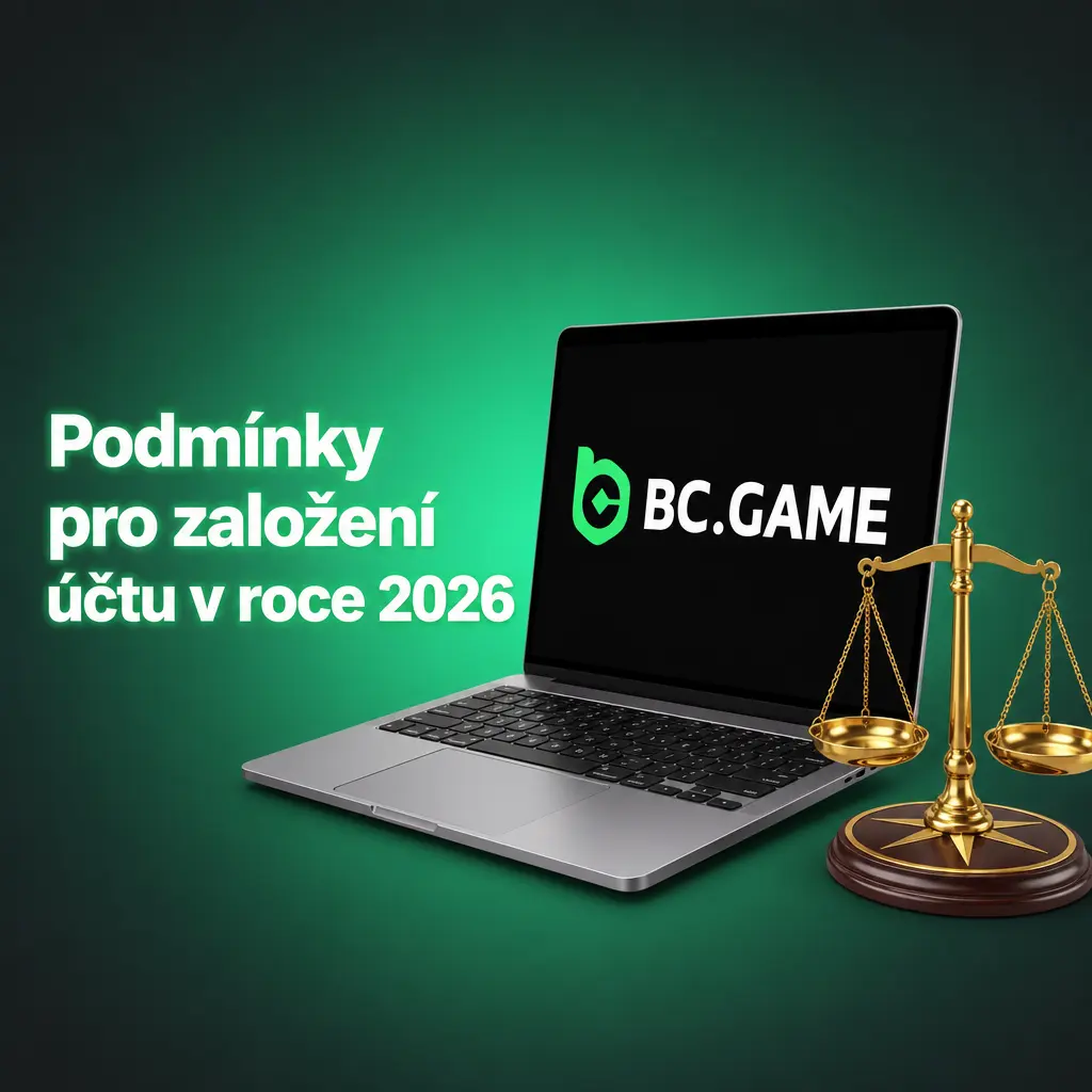 Podmínky založení účtu BC Game 2026: věk 18+, jeden účet, platný kontakt a ověření totožnosti