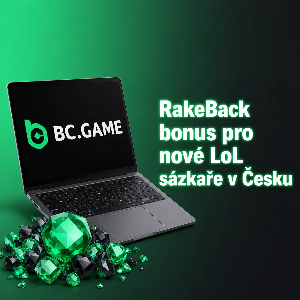 RakeBack bonus BC Game pro nové LoL sázkaře v Česku se 4 vklady až 360 % a tlačítkem Získat bonus