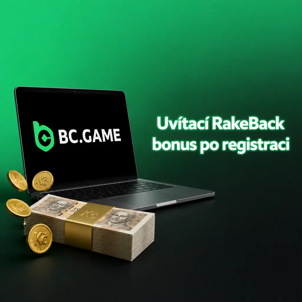 Tabulka uvítacího rakebackového bonusu BC Game 2026 pro první čtyři vklady a minimální částky v BCD