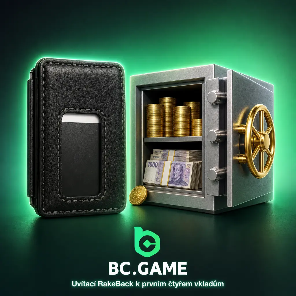 Uvítací RakeBack bonus pro nové hráče: 180 %, 240 %, 300 % a 360 % k prvním čtyřem vkladům v BC Game
