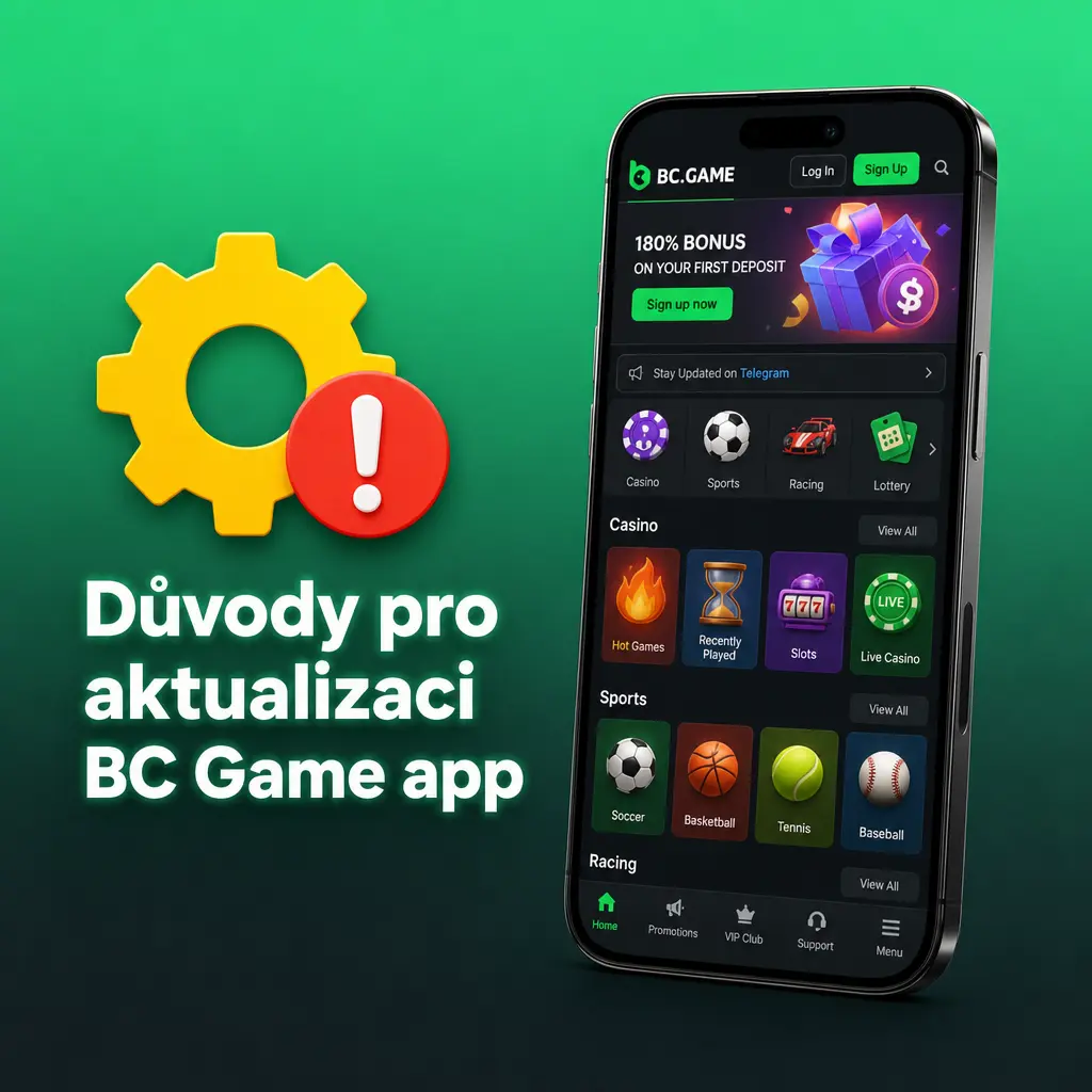 Aktualizace aplikace BC Game zvyšuje bezpečnost, opravuje chyby přihlášení a podporuje Android 13 až 16