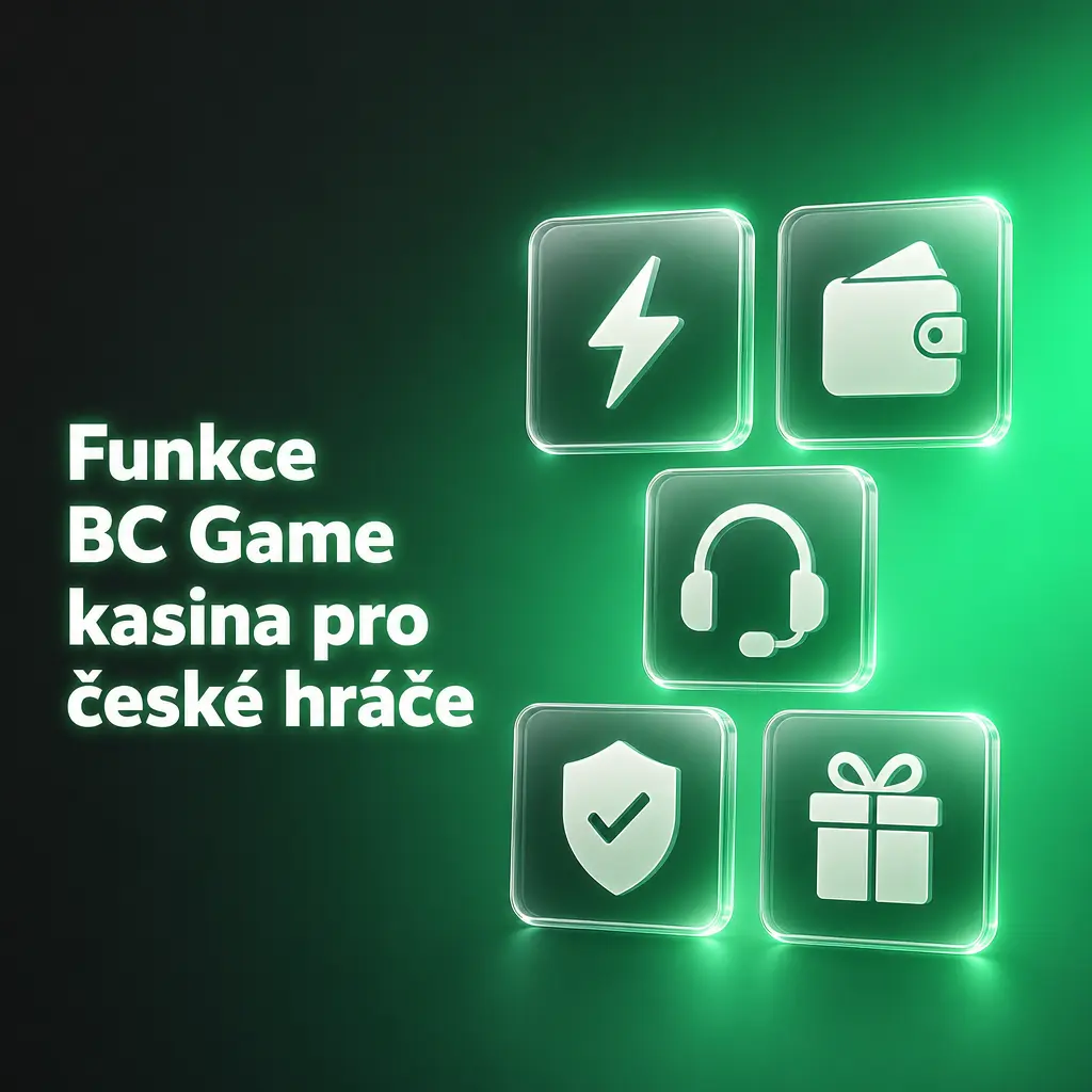 Přehled funkcí BC Game pro české hráče: krypto vklady, 10 000+ her v kasinu, sportovní sázky a živý chat