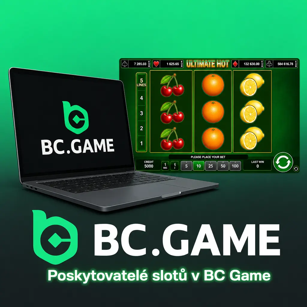 Přehled poskytovatelů slotů v BC Game 2026 s počty her od Pragmatic Play, Play’n GO, NetEnt a dalších