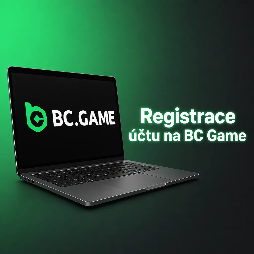 Registrační formulář BC Game pro vytvoření účtu, vklad kryptoměn a přístup ke hrám, sázkám a bonusům