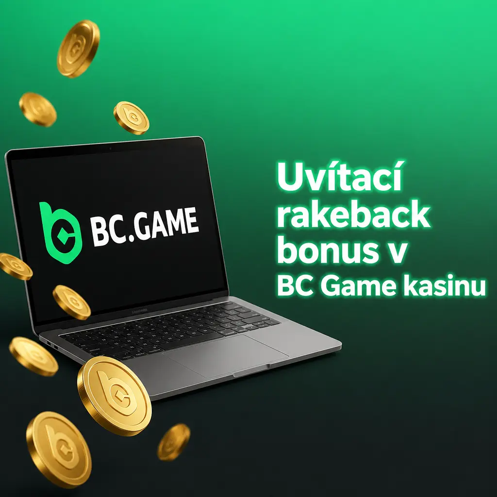 Uvítací rakeback bonus v BC Game kasinu s nabídkou 180 až 360 % podle výše vkladu v BCD