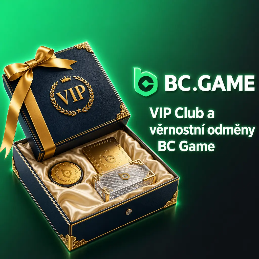 VIP panel BC Game s postupem úrovní, vrácením části sázek a věrnostními odměnami