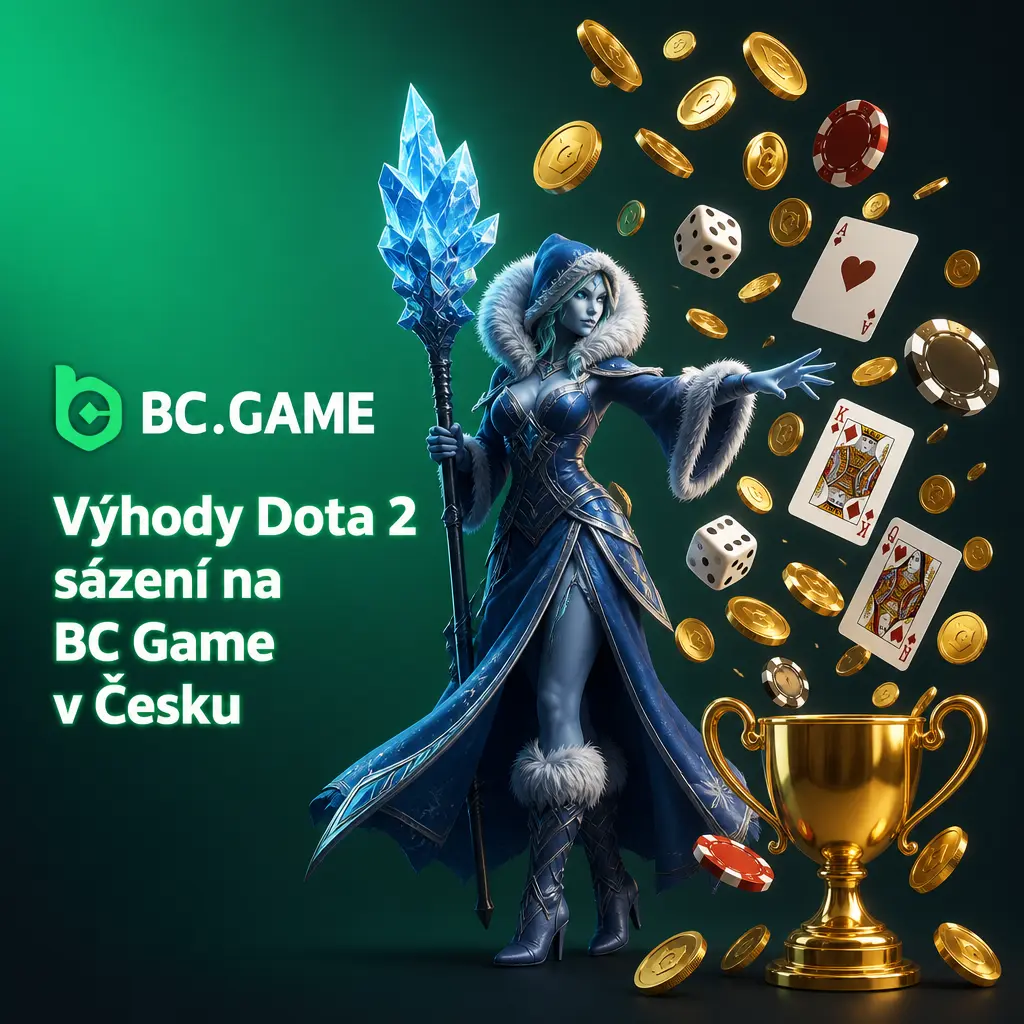 Dota 2 sázení na BC Game v Česku s kurzy, bonusy, mobilní aplikací a kryptoměnovou pokladnou