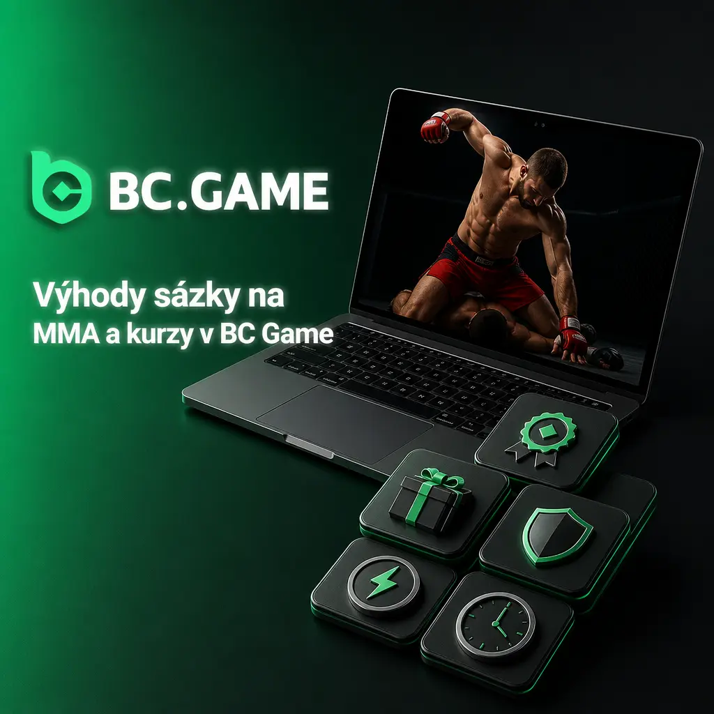 Přehled výhod MMA sázek v BC Game: kurzy, live sázky, tiket, mobilní přístup a krypto pokladna